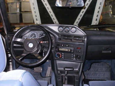 Hartge interior with extra gauges